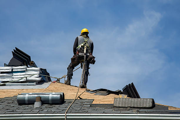 Professional Roof Replacement technician working in Buena, WA